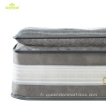 Mattress nouveau meuble de maison de mémoire à mémoire de mémoire gris foncé